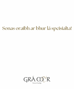 Alternative view of Cártaí as Gaeilge  - Comhghairdeas Libh ar Lá Bhur mBainise