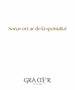 Alternative view of Cártaí as Gaeilge  - Lá Breithe Sona Duit