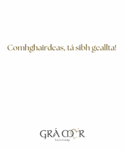Alternative view of Cártaí as Gaeilge - Tá Sibh Geallta!